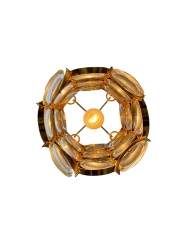 Hollywood Regency Pendant Lamp by Gaetano Sciolari for Palwa Germany, 1970s